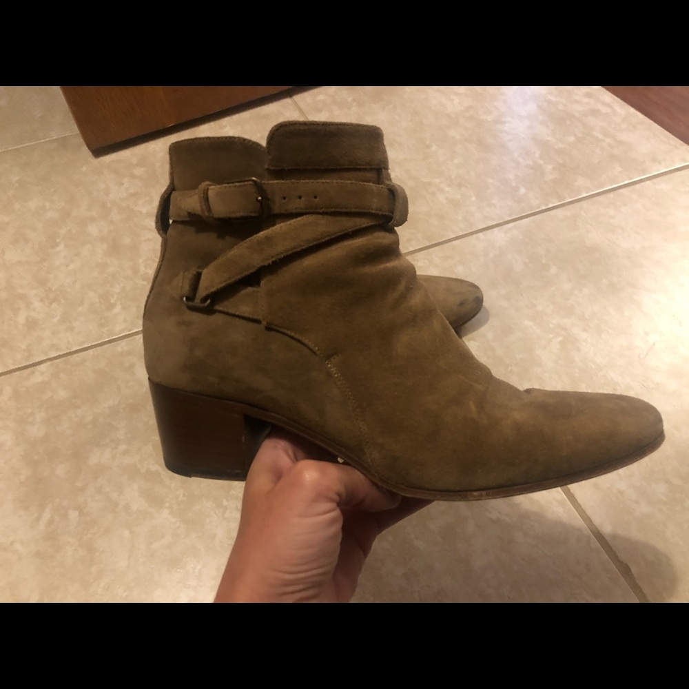 YSL Yves Saint Laurent Wyatt boots